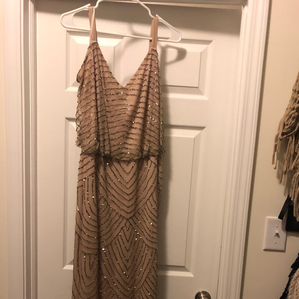 Adriana Papell bridesmaid dress